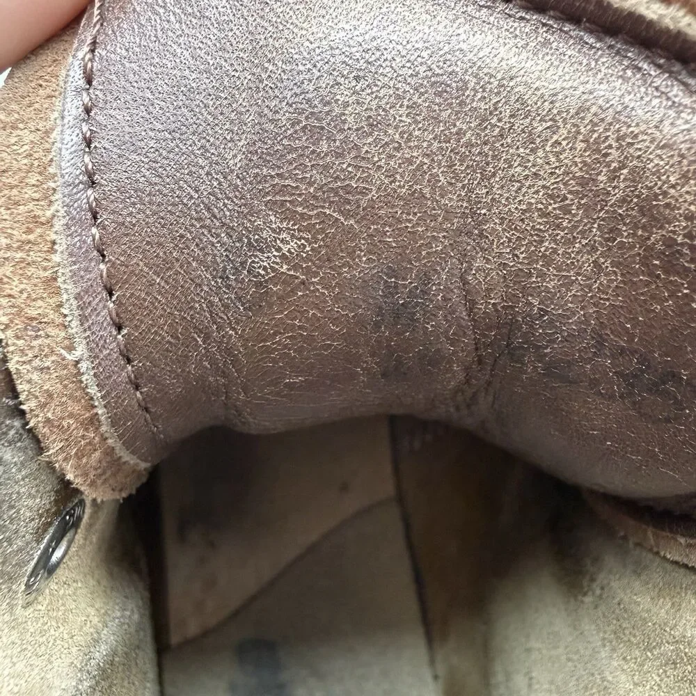 Vintage Raichle Men's Size 6 M Swiss Leather Hiking Mountaineering Boots Fair